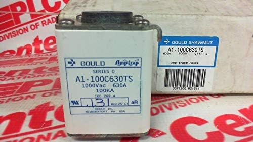 FERRAZ SHAWMUT A1-100C630TS 1000VAC, Discontinued by Manufacturer, Fuse, 630AMP, 100KA