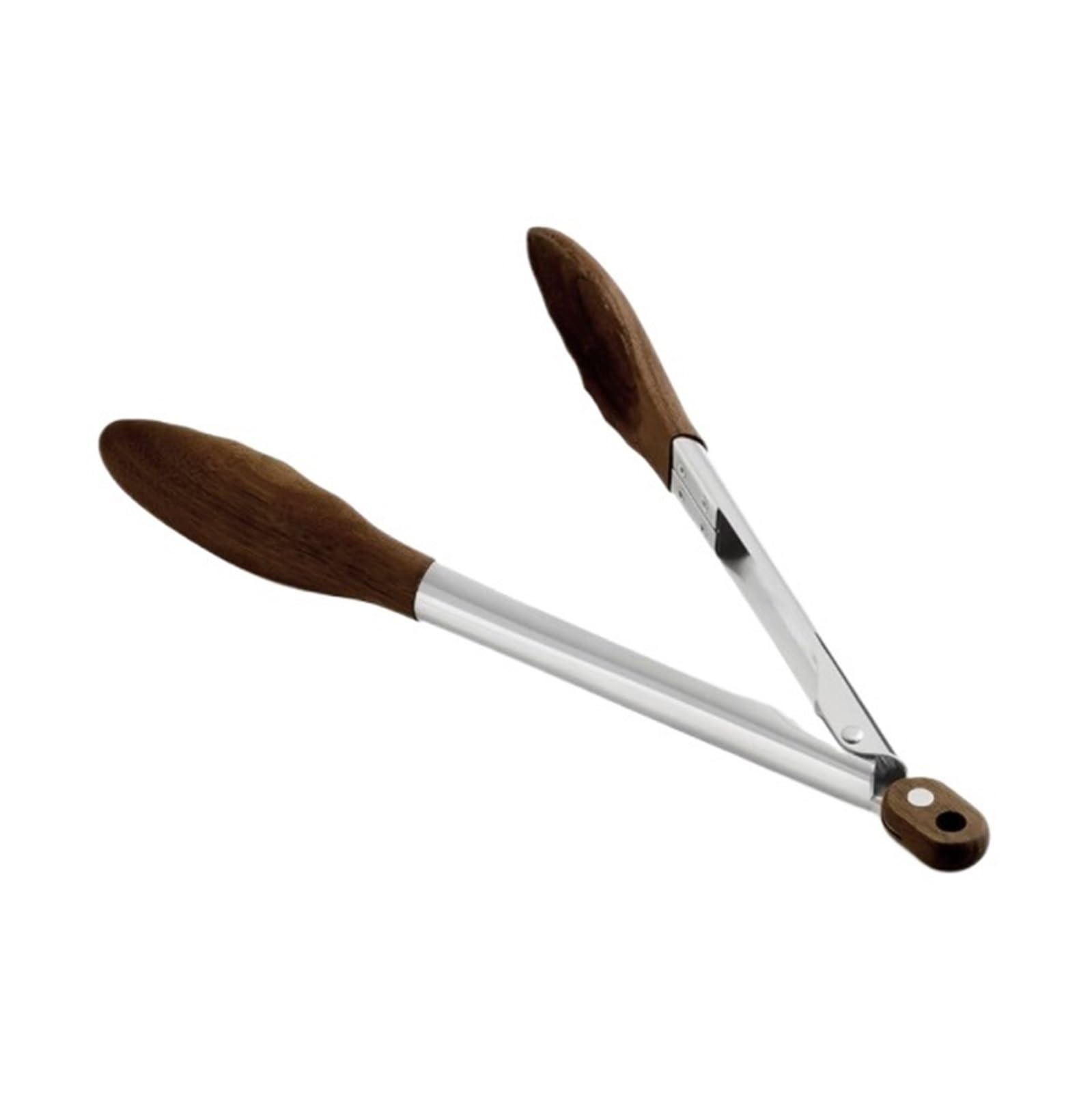 Szczypce do Chleba, Szczypce Do Grilla Ze Stali Nierdzewnej Z Drewnianą Główką, Odpowiednie Szczypiec Grillowania W Formie Bufetu Pieczenia, Grillowania(29cm)