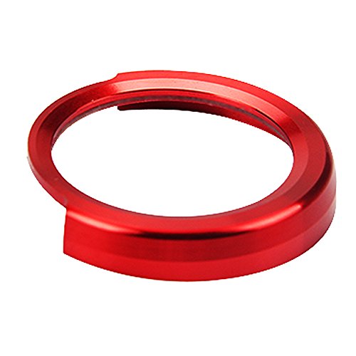 New Interior Start Stop Button Ring Trim Decoration for Car (Red), red, 100 x 140 cm