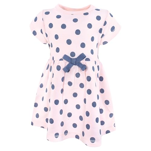 Image of Touched by Nature Infant Toddler Girls Organic Cotton Short-Sleeve, Rainbows Sunshine, 12-18 Months