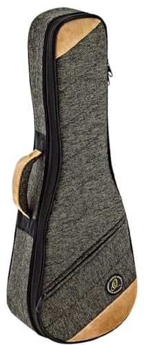 Housse Ortega Guitars pour ukulélé ténor mocca en coton de 67,5 cm