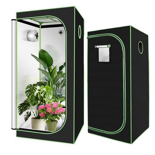 Melko Growbox 40x40x120 cm Growschrank Growzelt Zuchtzelte Zuchtschrank für Homegrowing Pflanzenzucht Ganzjährige Pflanze, Lichtdicht und Wasserdicht 15 Vigevee Growzelt 80x80x180cm, 600D Oxford Grow Tent mit Beobachtungsfenster, Lichtdicht und Wasserdicht Pflanzzelt, Growschrank für Homegrow, Indoor Anbauzelt, Growroom