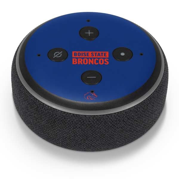 Skinit Decal Audio Skin Compatible with Amazon Echo Dot 3 - Officially Licensed Boise State University Broncos Design