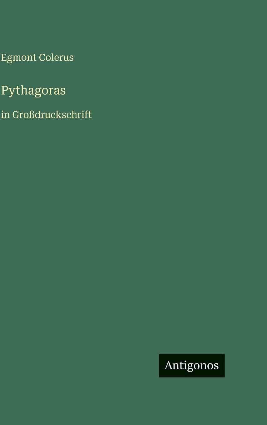 Pythagoras: in Großdruckschrift