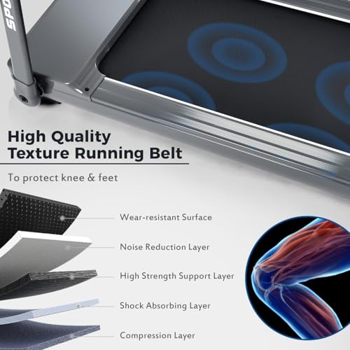 Image of Portable Electric Treadmill for Home Fitness