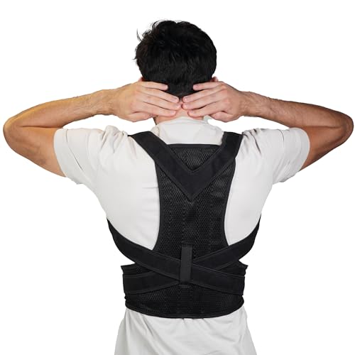 AURETS Corrector de Postura Lumbar Ajustable, Alivio del Dolor de Espalda Baja, Gran Tamaño