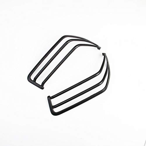 Black Plastic Front Bumper Fog Headlight Taillight Cover Trims For 2018-2022 Jeep Wrangler Accessories Jl (Side Turn Signal) #TOP1