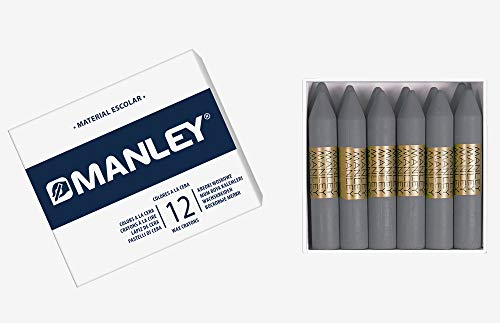 Manley – 72 Wax Crayons, Pack of 12