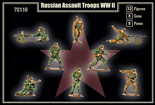 Mars Figures 72116-1/72 - Tropas de Asalto Rusas WW II 36 Figuras miniatura 3