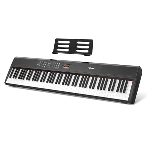 Rosen P51 tastiera pesata full size 88 tasti per principianti pianoforte digitale, pianoforte...