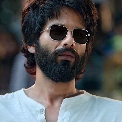 ELEGANTE Smooth Leg Covers Lightweight Square Kabir Singh Sunglasses for Men - Image 5