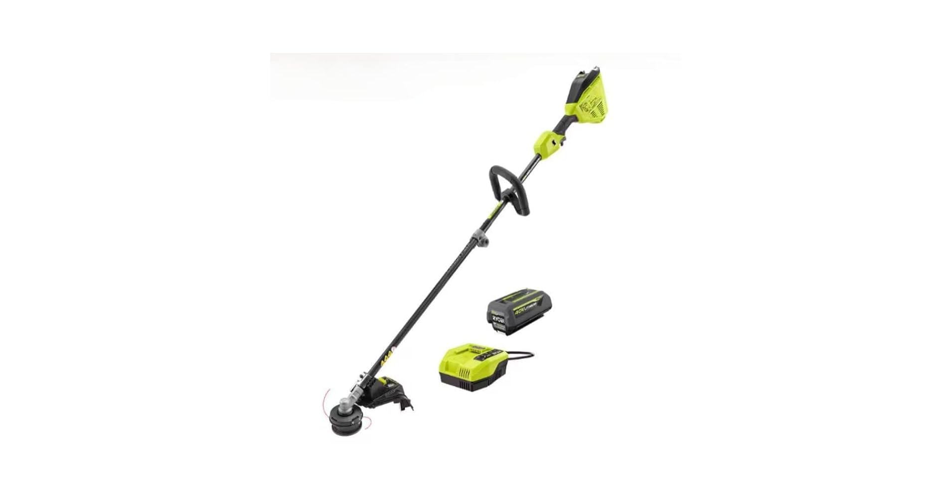 RYOBI 16 inch Carbon Fiber Shaft String Trimmer with 40V HP Brushless Motor
