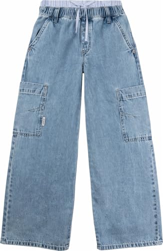Replay Aidyna Jeans para niñas pantalón vaquero azul de corte recto clásico