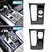 Goodithy Compatible with BMW X5 E70/X6 E71 E72, Center Console Gear Shift Trim Cover, Interior Console Gear Shifter Panel Frame Replacement 2007 2008 2009 51166954947 51169164485 (Model B)