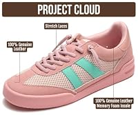 Genuine Leather Slip On Sneakers for Women with Leather Memory Foam Insole — image 2