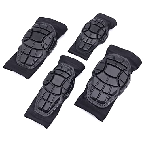 Jaqperd Conjunto de Equipo de ProteccióN para NiñOs Coderas Blandas para NiñOs Rodilleras para Bicicleta Sin Pedales MonopatíN PatíN de Ruedas en LíNea Scooter, S
