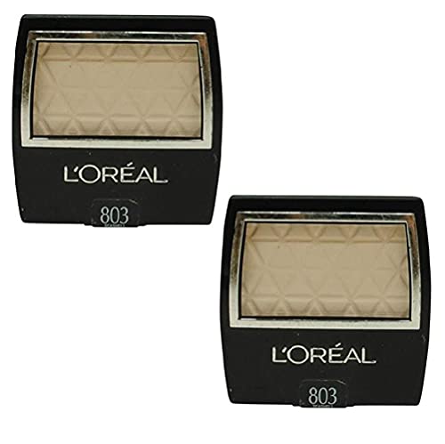 (Pack 2) L'Oreal Paris Studio Secrets Professional Eye Shadow Singles, 803, SeaShell 0.10 Ounce