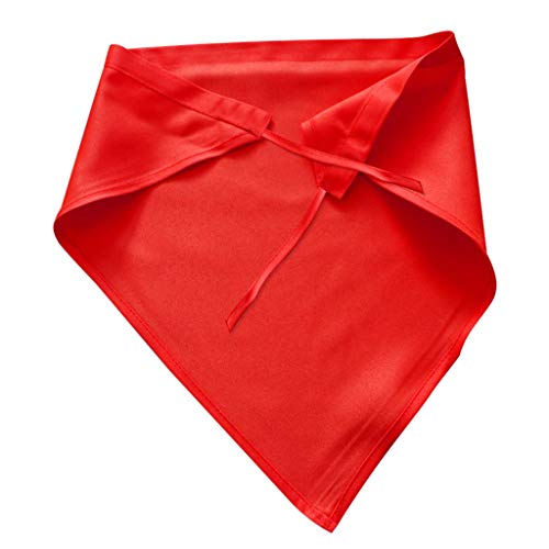 Generic Accessoire de bonnet pour serveur, cuisine, travail, bonnet de cuisine, chef de cuisine, salle à manger et bar - Noir, rouge, taille unique