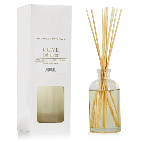 Hillhouse Naturals Reed Diffuser Set - Olive Scent Diffuser -