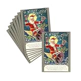 ✅ FRANCAIS : 8 Cartes Merry Christmas (Noël en anglais) Fabriquées en France avec amour