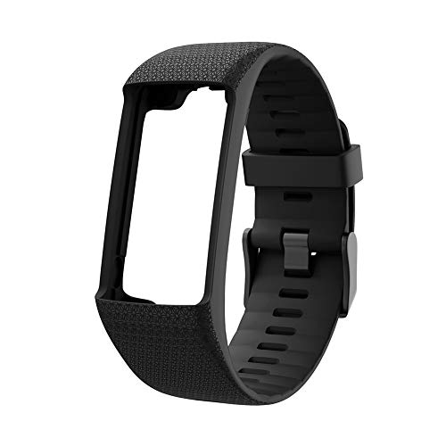 KISSION Pulsera Correa De Reloj Correa De Reloj Ajustable Accesorios De Banda De Reloj De Pulsera para Reloj GPS Polar A370 Compatible con Reloj GPS Polar A360,Impermeable y Resistente Al Sudor