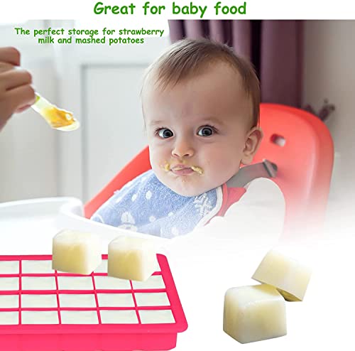 TAZLYN Square Ice Cube Tray (Pack of 1, Pure Silicon) - Image 2