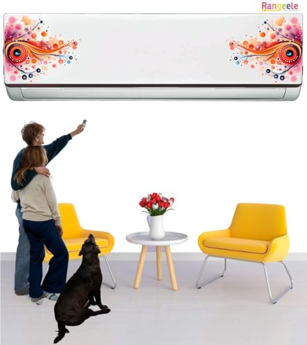 Image of 'Abstract colour splash illustration'' AC Sticker (96 cm x30 cmx 24 cm)