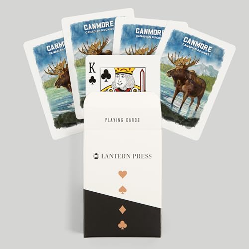 Lantern Press Canmore Alberta Canada Baraja de 52 Cartas Poker miniatura 6