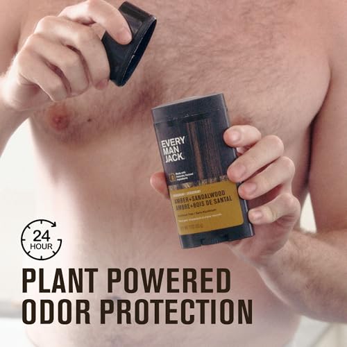 Every Man Jack Amber + Sandalwood Men’S Deodorant - Stay Fresh With Aluminum Free Deodorant thumb #1