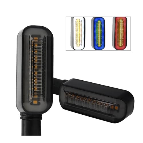 Indicateur clignotant de moto universel et feux de position DRL arriere etanches - 3