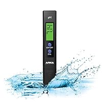 pH-Messgerät für Wasser – ARKA myAQUA Tester digital & vorkalibriert – inkl. Kalibrierpulver & Batterie – misst präzise pH-Wert in Aquarium, Pool, Teich, Osmose & Trinkwasser – handlich & zuverlässig