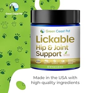 Lickable actives hipjoint  discomfort support supplement for dogs 16 oz   cucciolini doodles