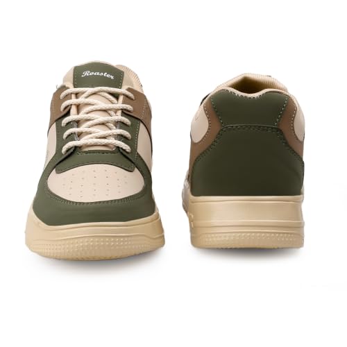 Image of Men's White-Red Casual Airmix Shoes | Premium Soft Cushion Sole | Lightweight Breathable Sneakers for Walking Office Travel College & Outdoor
