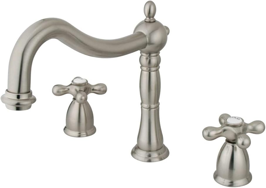 Kingston Brass KS1342AX Heritage Roman Tub Faucet, Polished Brass