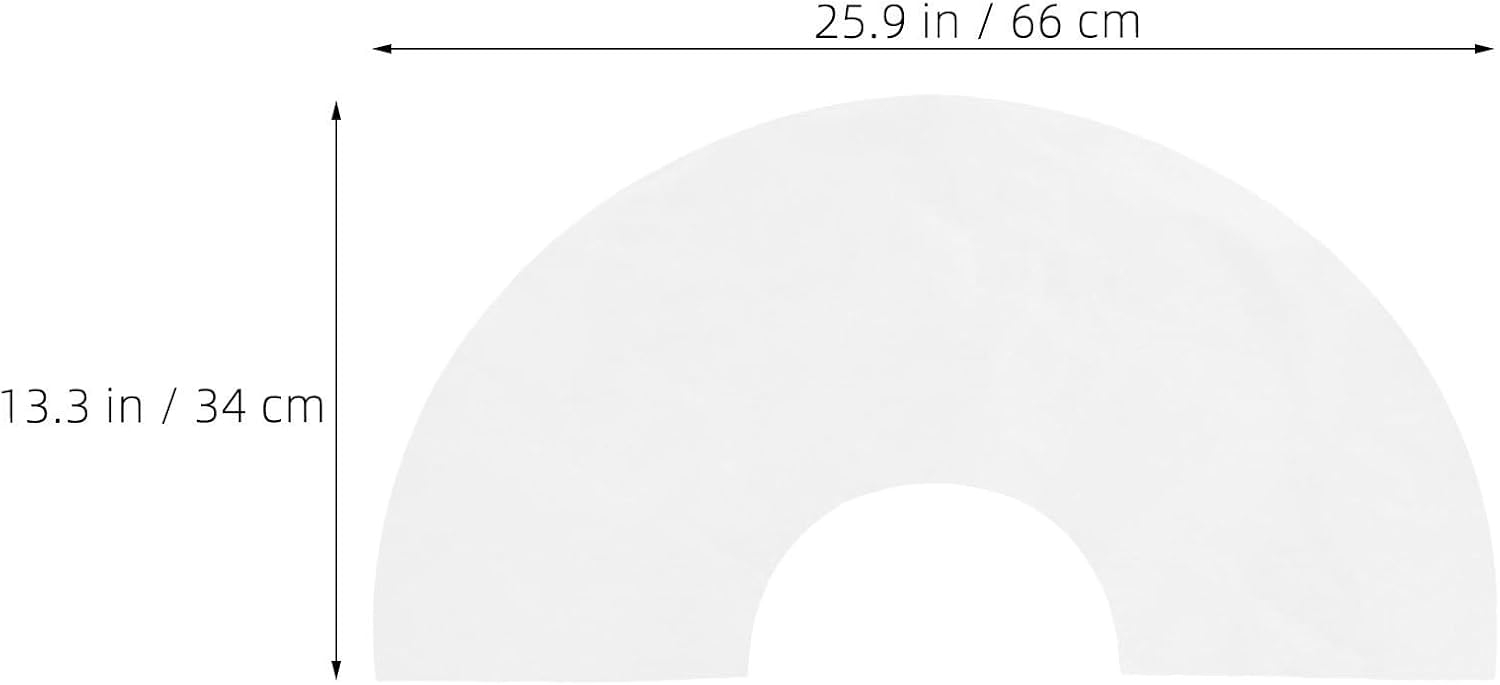 ibasenice Fan Optimized for Sublimation Sublimation White Blanks Paper 10pcs with Precut Edges, Circular 13inch Handheld Fans for Dance Teams and Performances