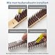 CIIC Taubenabwehr Spikes 11.6 m – 40er Pack Braun Vogelabwehr Spikes aus Kunststoff, für Balkon, Zaun, Fensterbank & Dach – Vogelschutz Spikes zum Tauben Vertreiben