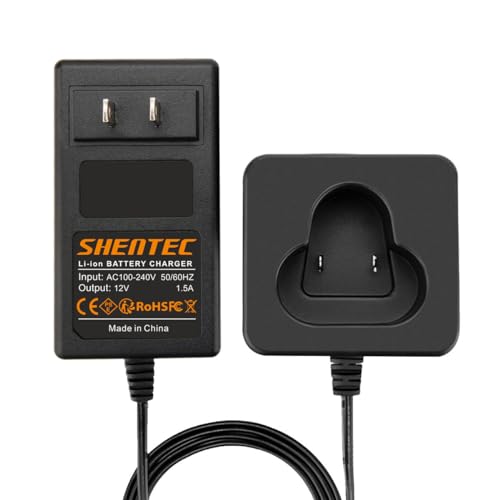 Shentec 10.8V-12V Battery Charger Compatible with Makita BL1013 BL1014 194550-6 194551-4 195332-9 12V Li-ion Batteries (Not for Ni-MH/Ni-Cd Battery)