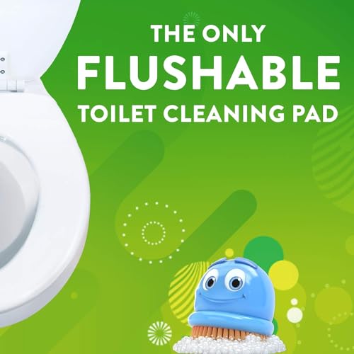 Image of Scrubbing Bubbles Flushable Toilet Wand Refills, Fresh Brush Heavy Duty Toilet Cleaner Refill Pads, Cleans Limescale & Fights Odors, Citrus Scent, 8 Count, Pack of 2