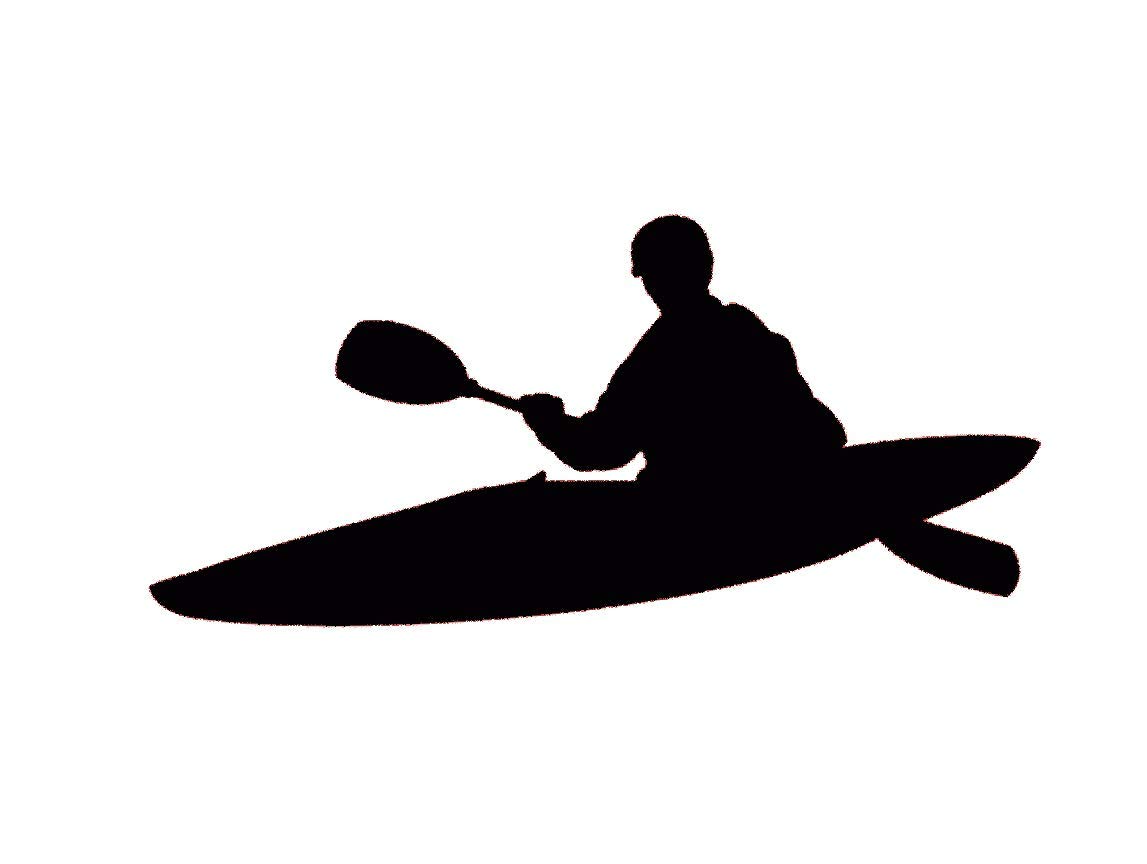 Custom Kayak Vinyl Decal Kayaking Bumper Sticker, for