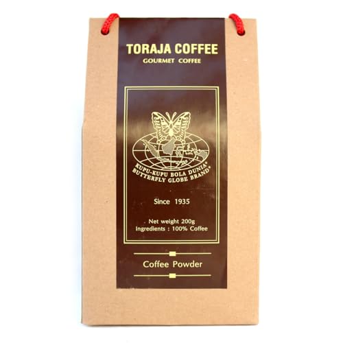 Kupu Kupu Bola Dunia �g���W���R�[�q�[ TORAJA COFFEE ���y�Y�o�b�N 200g�|�p�E�_�[
