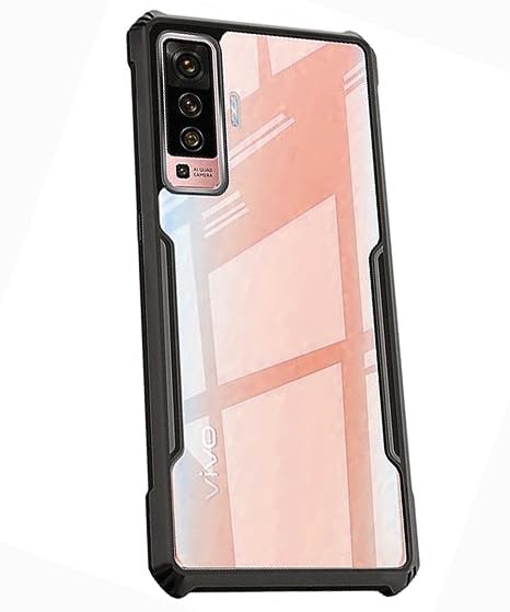 COBERTA Back Cover for Vivo X50 Back Cover Case - Black Transparent (B0CGJ7ZMLR) Amazon Price History, Amazon Price Tracker