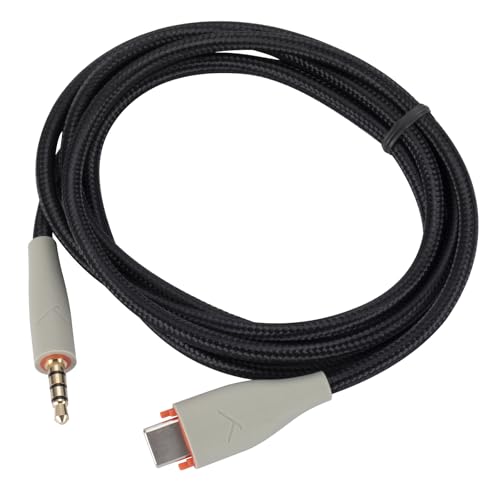 Câble USB de rechange MMX150 pour session gaming cordon USB-C vers Jack 3.5mm noir