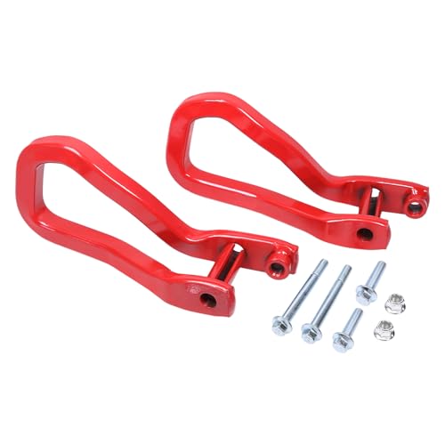 CARMOCAR Front Tow Hook Replacement for GMC Sierra 1500 2019-2023 in Red Car Tow Hook Ring Front Lower Bumper Trailer Ring Steel Alloy 84280203