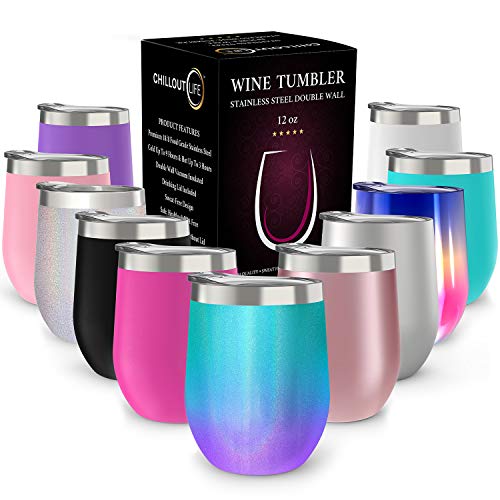 Best Wine Tumbler For Women 12 Pack