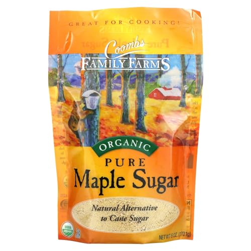 Coombs Family Farms Organic Pure Maple Sugar, 6-Ounce, Original Version