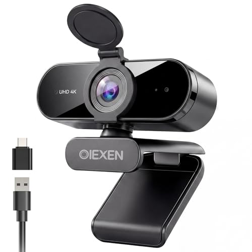 4K Ultra HD Webcam with 1/2.8''CMOS Sensor,PDAF Auto Focus 1080P@...