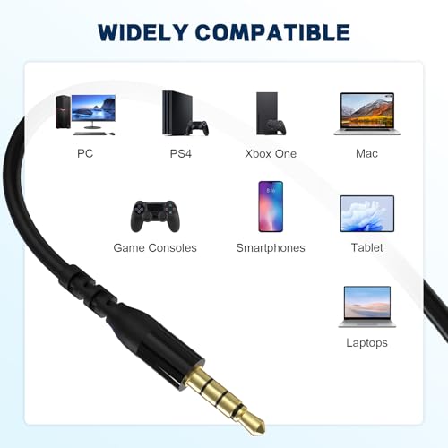 Cable de audio de reemplazo 3.5mm para SteelSeries Arctis 3 miniatura 4