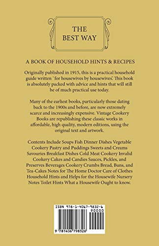 The Best Way - A Book Of Household Hints & Recipes #TOP1