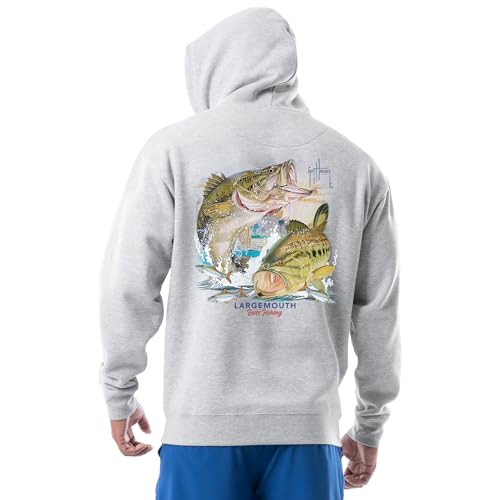 Guy Harvey Men's Long Sleeve Hooded Fleece Sweatshirt2