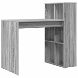 Surface de travail généreuse : le plateau de table de 108 x 55 cm offre suffisamment d'espace pour deux écrans, un clavier et d'autres ustensiles de bureau. Idéal comme petit bureau de jeu ou table d'étude dans le bureau à domicile ou la chambre d'adolescent.